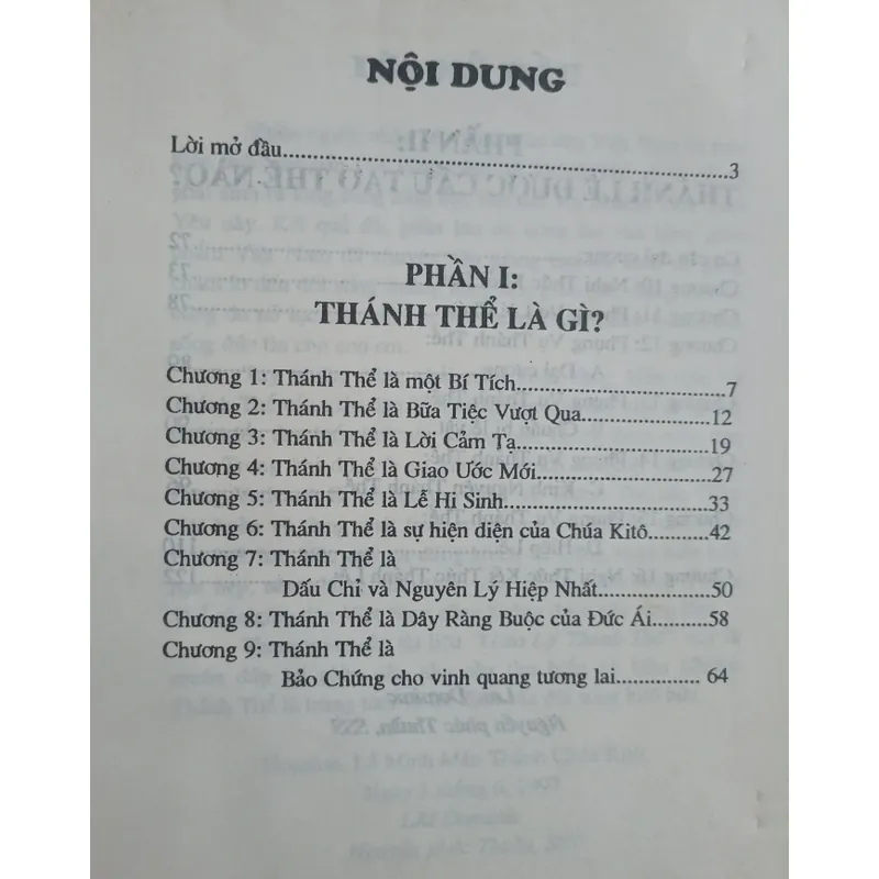 Giáo lý thánh thể 1997 🌻 594677