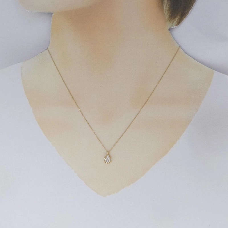 K18YG Dây chuyền kim cương 0.15CT - Hàng hiệu Chính hãng 858602