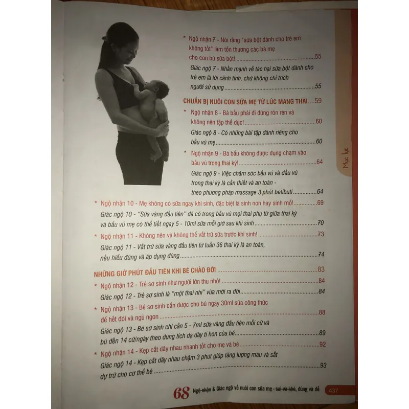 68 ngộ nhận và giác ngộ về nuôi con sữa mẹ - Sai và khó, đúng và dễ 674613