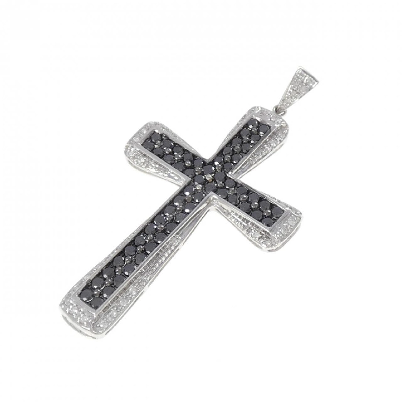 K18WG/K18BG Mặt dây chuyền kim cương chéo 2.00CT - Hàng hiệu Chính hãng 862804