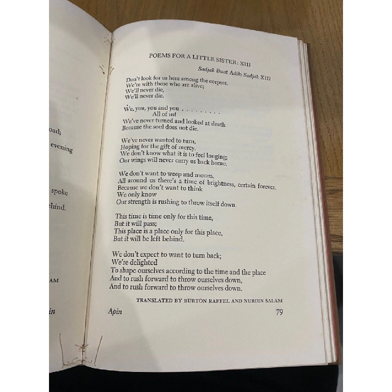 Anthology of Modern Indonesian Poetry - Burton Raffle 528053