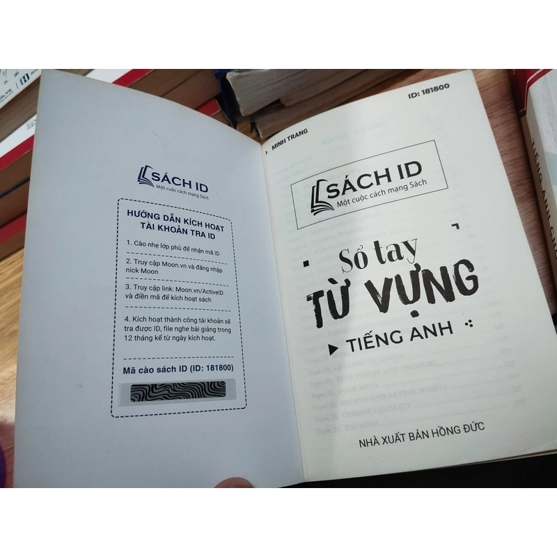 MKP │COMBO 2 CUỐN Tiếng Anh Cho Người Mới Bắt Đầu $ Sổ Tay Từ Vựng Tiếng Anh 533581