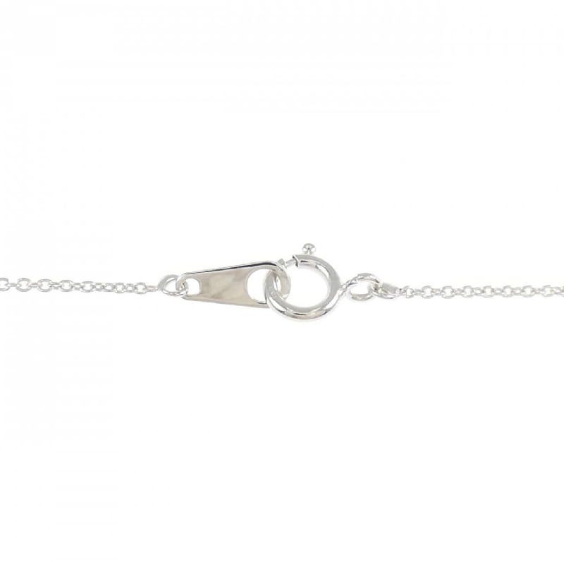 K18WG Đeo cổ hình chữ thập Garnet - Hàng hiệu Chính hãng 857852