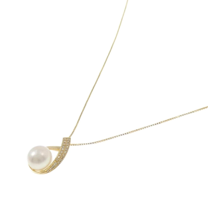 K18YG Vòng cổ ngọc trai Akoya 8.7mm - Hàng hiệu Authentic 855892