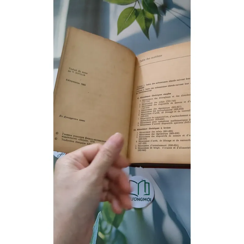[MIỄN PHÍ BỌC SÁCH] [XƯA] Les mécanismes dans la technique moderne 5 (1978) - Ivan I. Artobolevsky 990059
