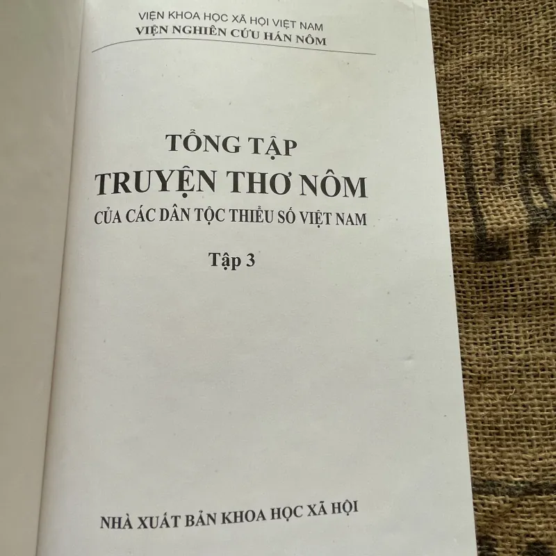 Truyện thơ Nôm dân tộc thiểu số Việt Nam - dân tộc Tày Nho Hương Chiêu Đức  1004264