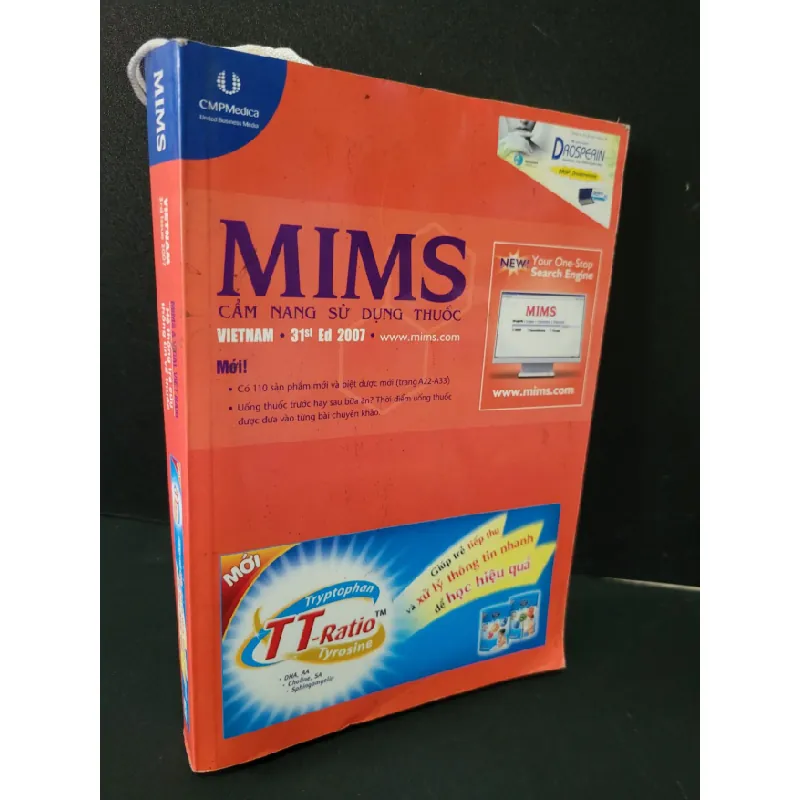 [Sách Cũ SCGR] Mims & Vidal Việt Nam hệ thống tra cứu thông tin về thuốc mới 80% bẩn bìa, ố nhẹ HCM1604 GIÁO TRÌNH, CHUYÊN MÔN 680784