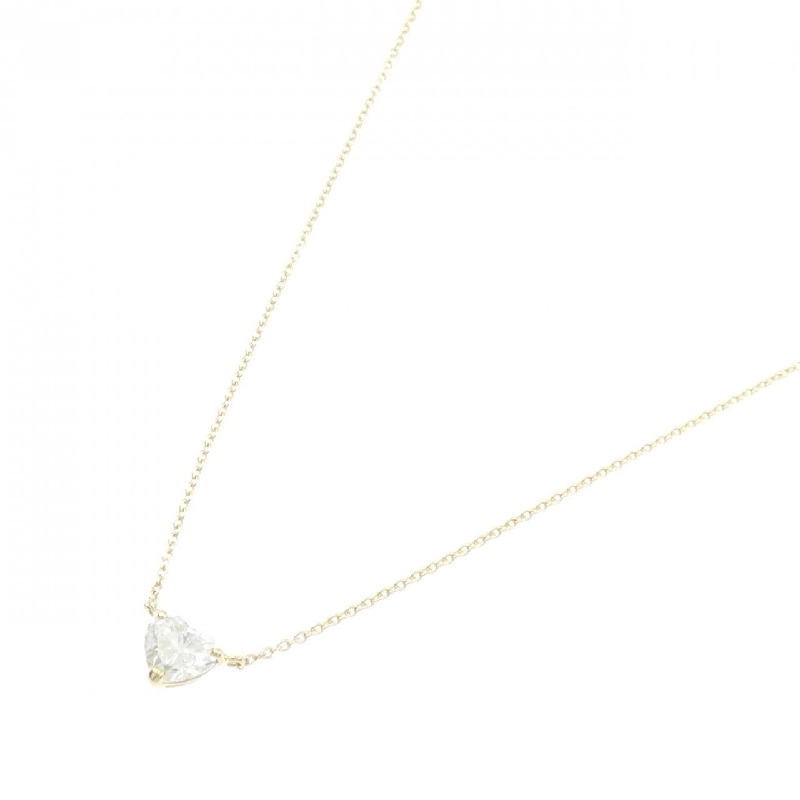 K18YG Dây chuyền kim cương 0.556CT H SI2 hình trái tim - Hàng hiệu Chính hãng 875430