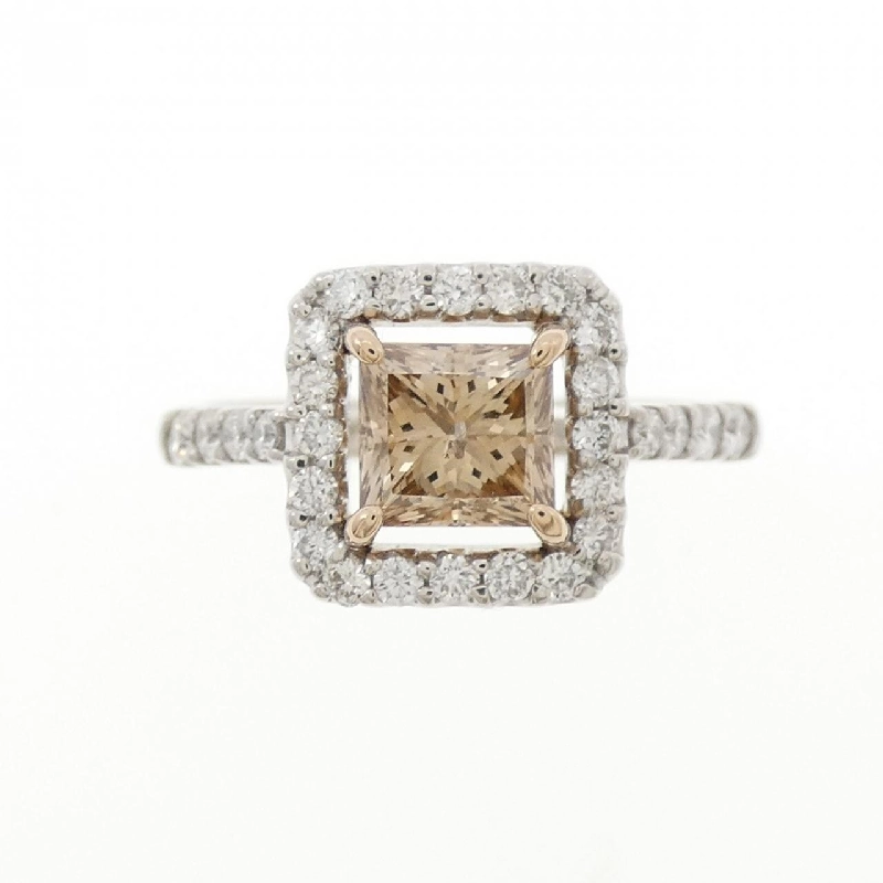 Nhẫn kim cương PT900/K18PG 1.057CT - Hàng hiệu Authentic 852269