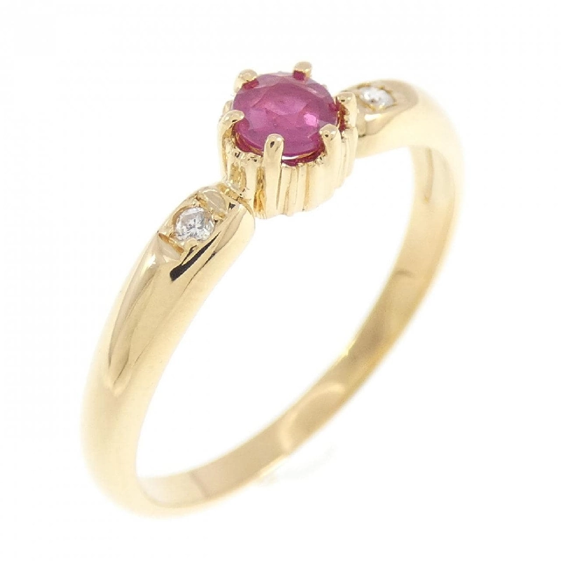 Nhẫn ruby K18YG 671629