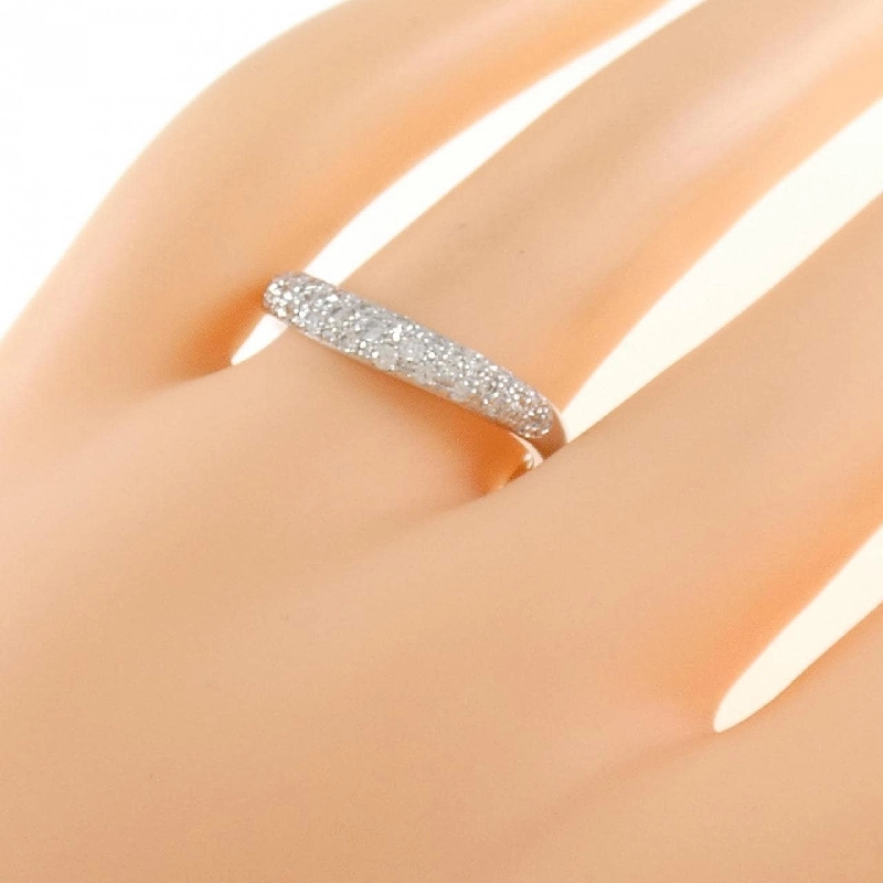 Nhẫn kim cương Pavé K18WG 0.40CT 667599