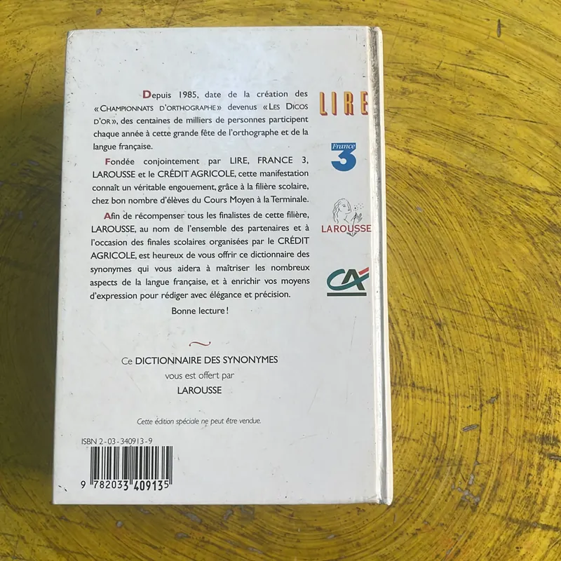 DICTIONNAIRE DES SYNONYMES- LES DICOS D’OR 697196