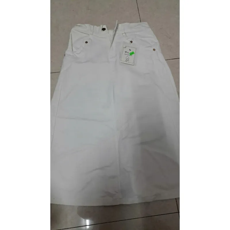 Quần jeans nữ trắng dáng suông cao cấp phong cách trẻ trung 745136