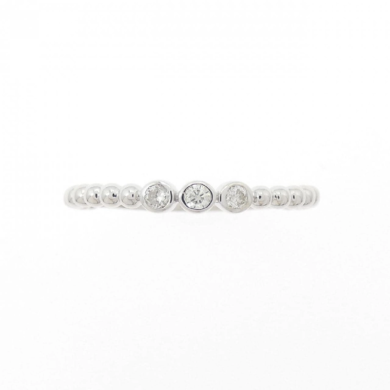 Nhẫn kim cương K10WG - Hàng hiệu Authentic 848552