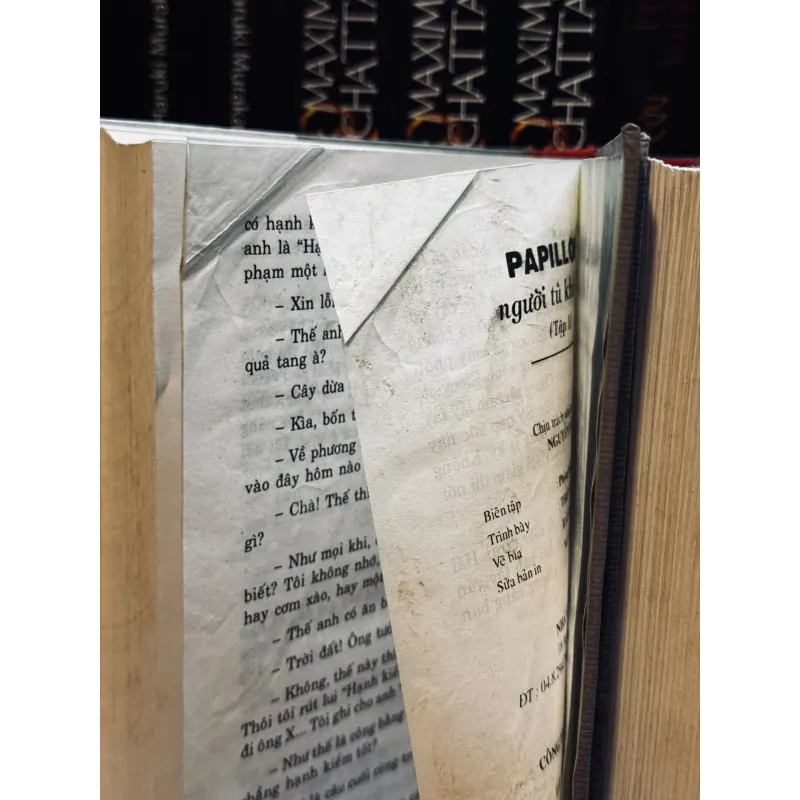 Trọn bộ 2 tập Papillon người tù khổ sai (bìa cứng)  751765