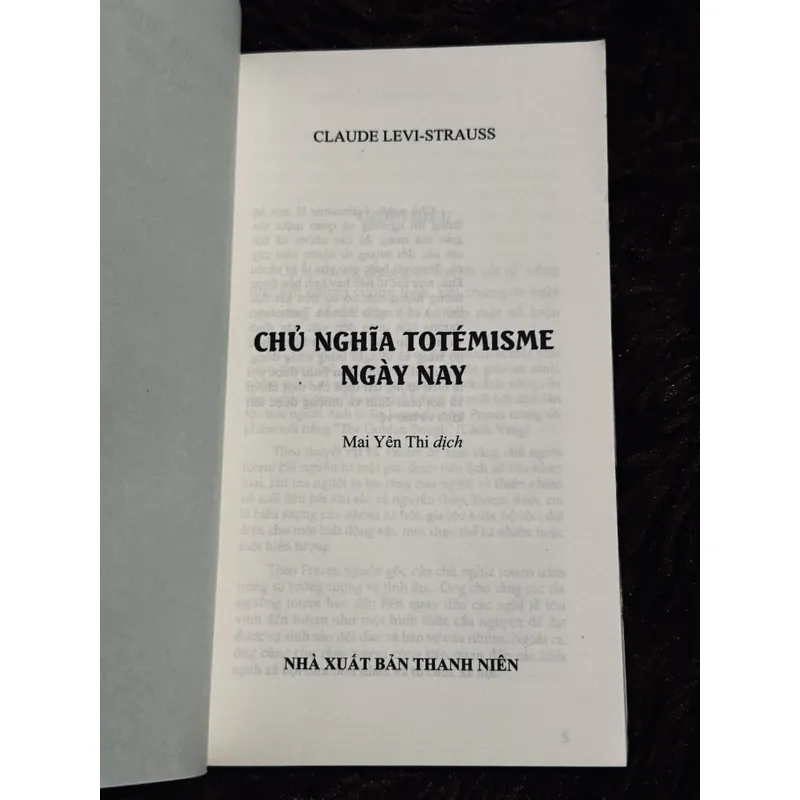 Chủ nghĩa Totemisme ngày nay 735230