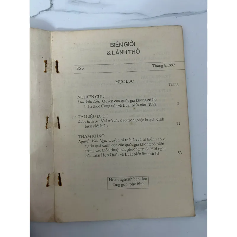 Biên giới & Lãnh thổ - Ban Biên giới của Hội đồng Bộ trưởng 780054