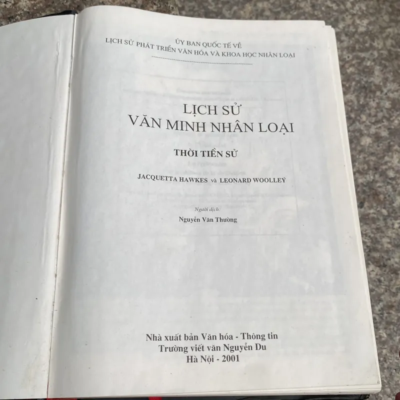 LỊCH SỬ VĂN MINH NHÂN LOẠI THỜI TIỀN SỬ  1024333