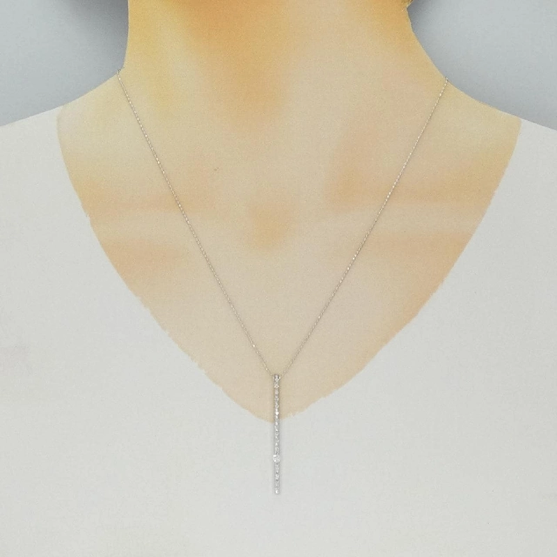 K18WG Dây chuyền kim cương 0.20CT - Hàng hiệu Chính hãng 859619