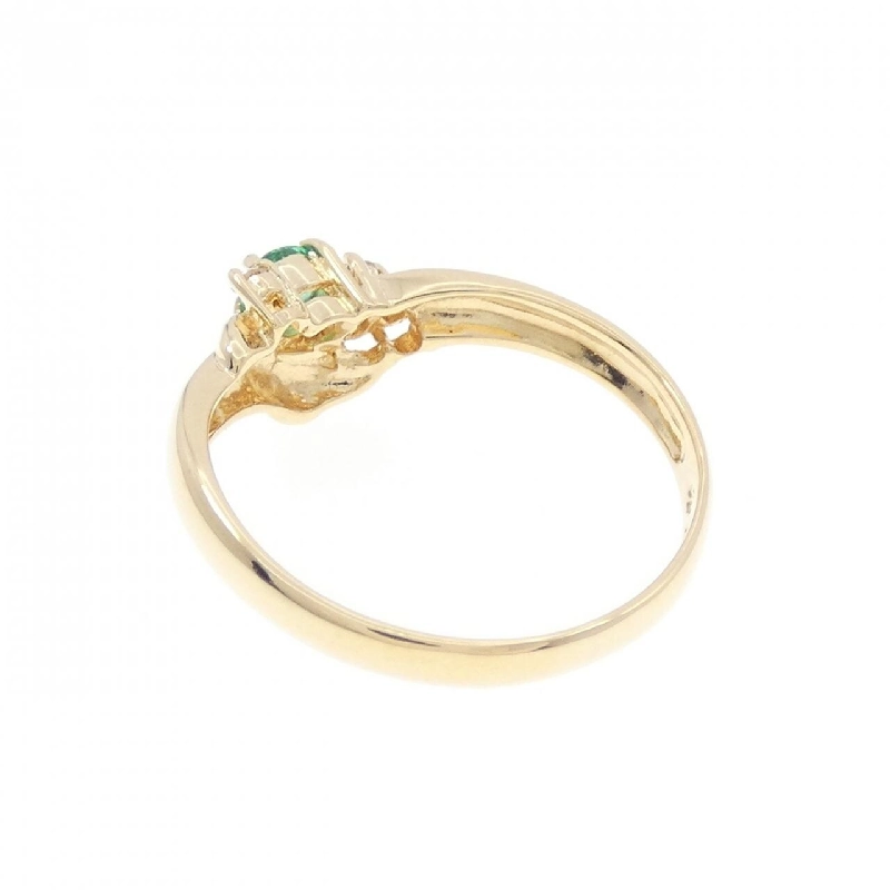 Nhẫn Emerald K18YG 667275