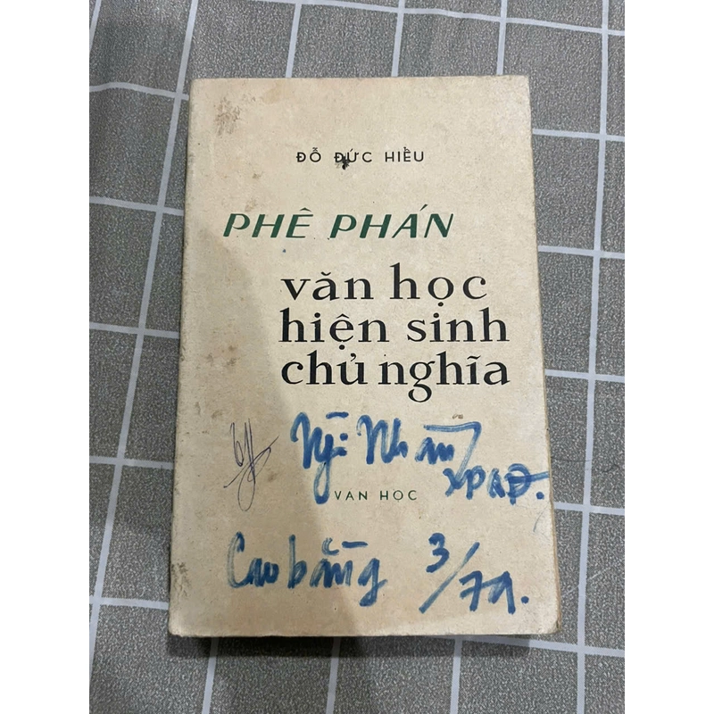 Đỗ Đức Hiểu _ Phê phán văn học hiện sinh chủ nghĩa 456000