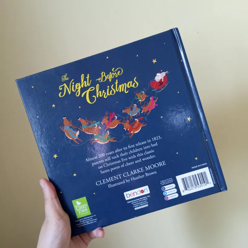 Sách Tiếng Anh Giáng Sinh cho trẻ em The Night Before Christmas 960523