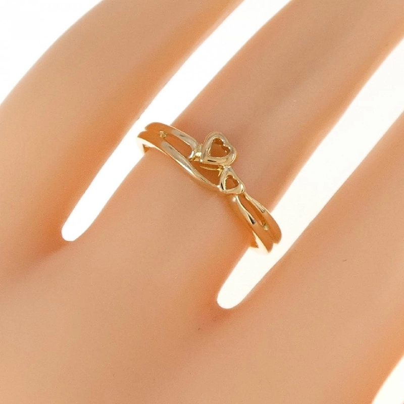 Nhẫn hình trái tim K18YG 671024