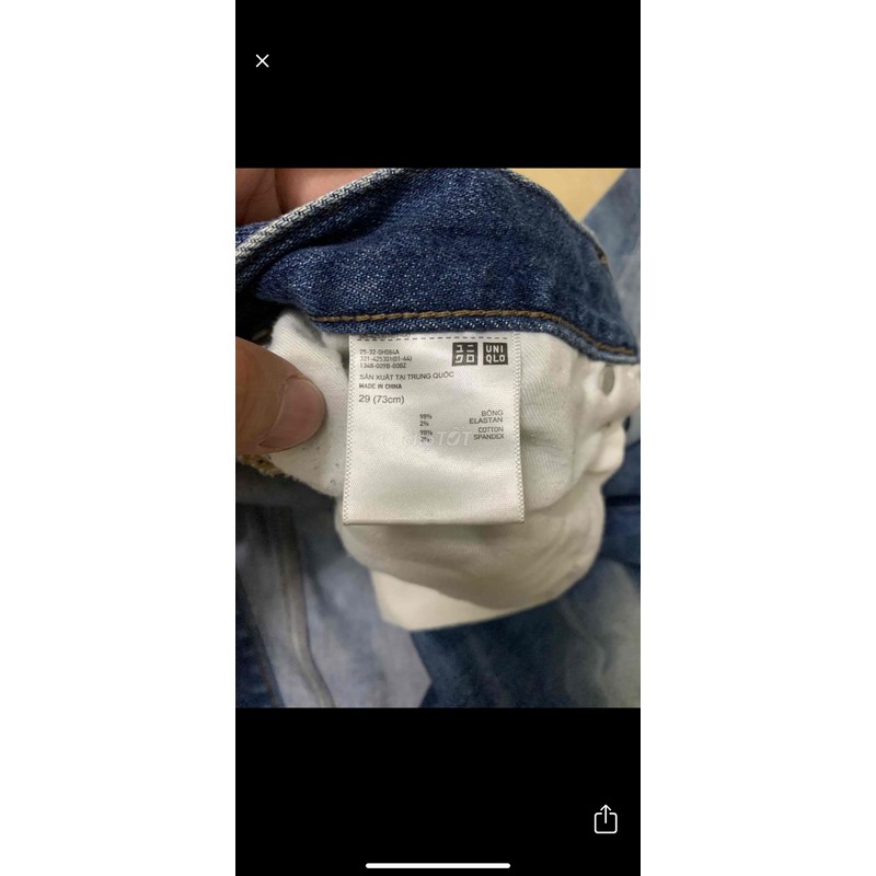 Quần Jean Unilo size 29 74645