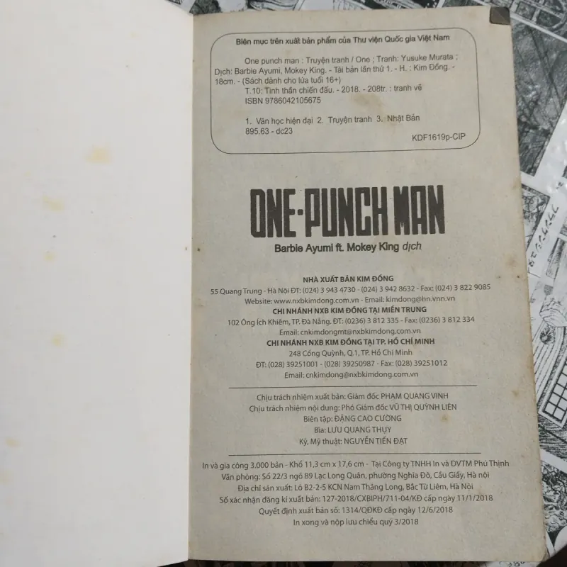 One-punch Man (tập 10) - Yusuke Murata 928869