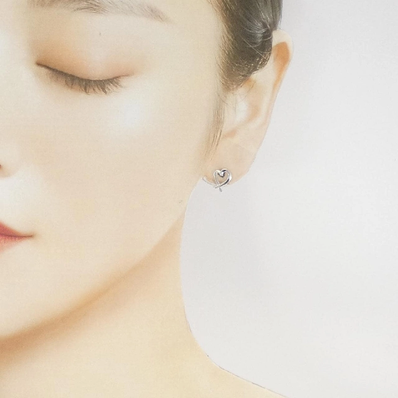 Bông tai mini Loving Heart Tiffany - Hàng hiệu Authentic 843151