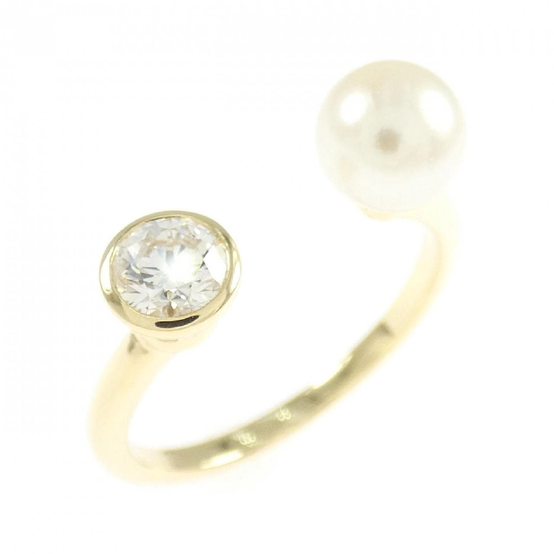 Nhẫn ngọc trai Akoya 18KYG 6mm 670027