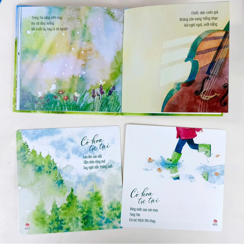 Cỏ hoa tự tại (Tặng 2 postcard + 2 bookmark + 1 hộp gập hình cánh hoa) 539473