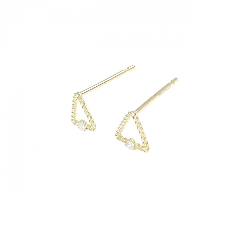 K18YG Bông tai kim cương 0.02CT - Hàng hiệu Chính hãng 869217