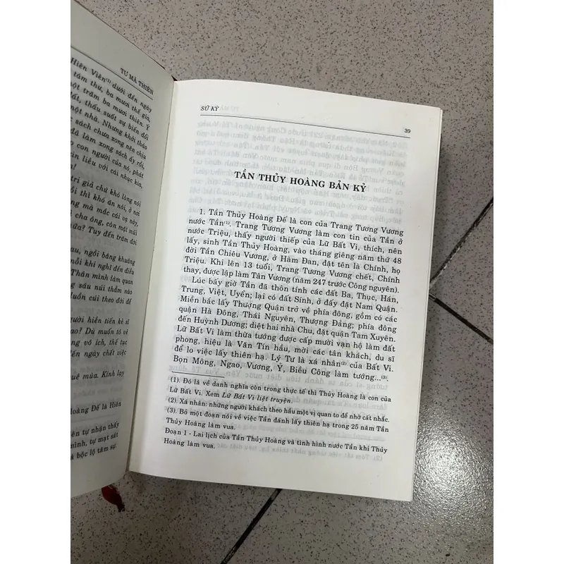 SỬ KÝ TƯ MÃ THIÊN- PHAN NGỌC 712040