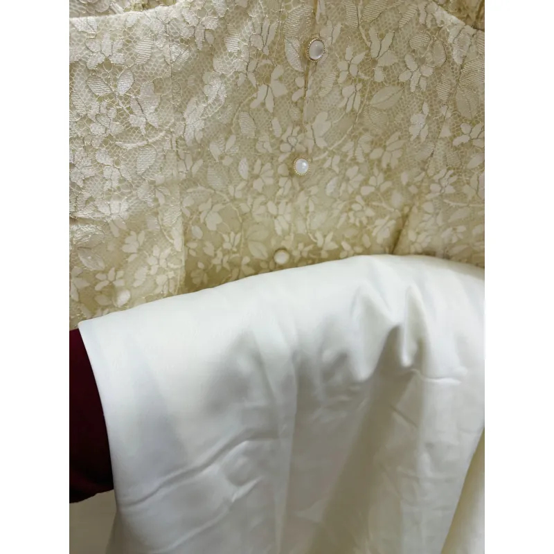 Set váy lụa phối áo ren sang trọng mặc đi tiệc đi chơi đều đẹp 990181