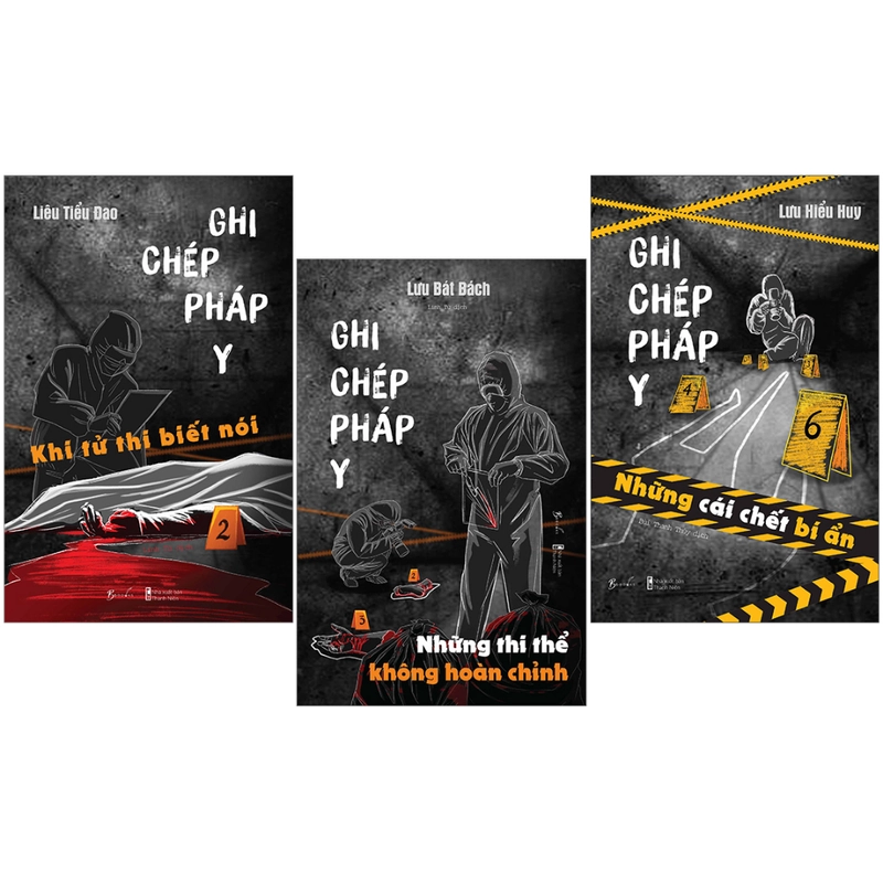 Combo 3 Tập Ghi Chép Pháp Y 447206