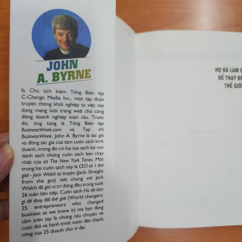 Sách Họ đã làm gì để thay đổi thế giới của John Byrne mới 95% 531661