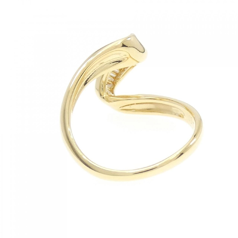 Nhẫn kim cương K18YG 0.17CT 673698