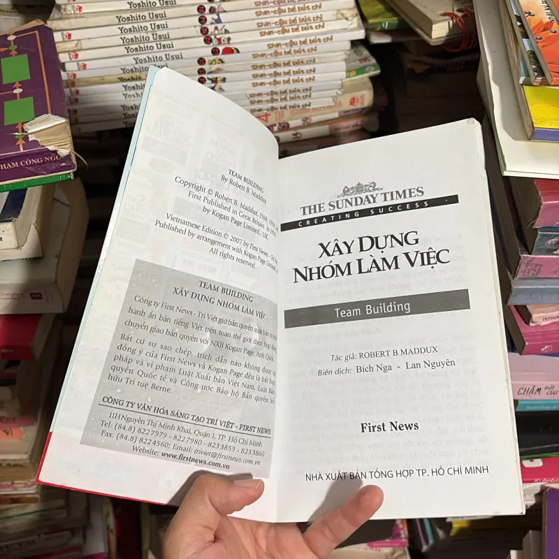 II Sách Kỹ Năng: Xây Dựng Nhóm Làm Việc (The Sunday Times) - ROBERT B. MADDUX - 2008 779255