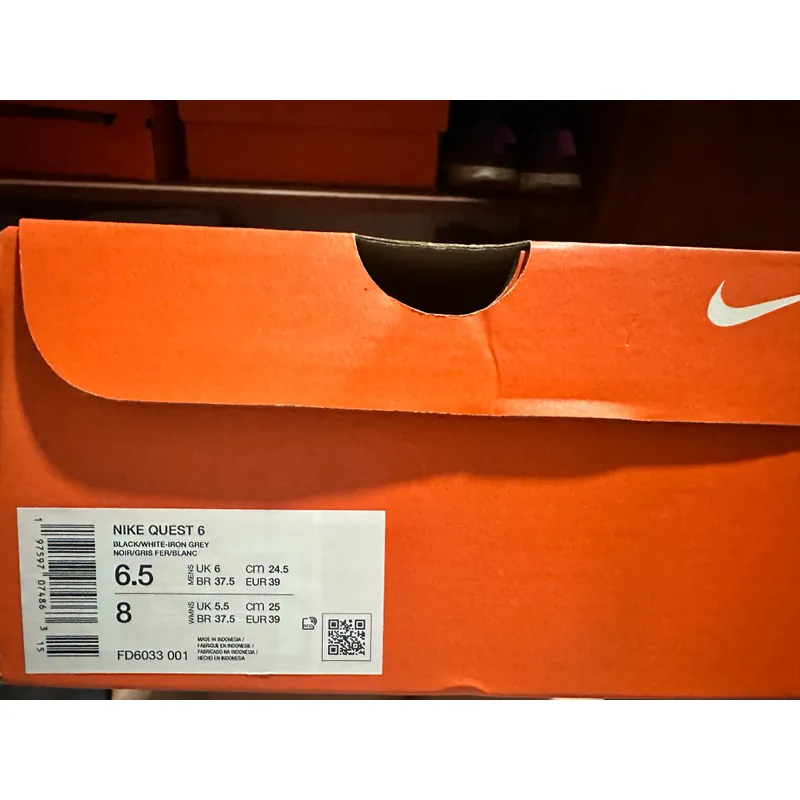 Giày thể thao Nike Downshifter 13 size 39 màu đen còn mới nguyên te 558428