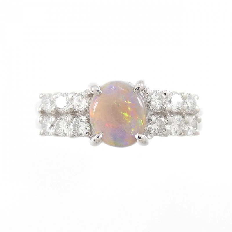 Nhẫn opal đen PT900 0.57CT 671138