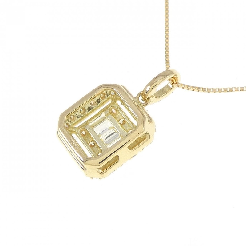 K18YG Dây chuyền kim cương 0.45CT - Hàng hiệu Chính hãng 860190