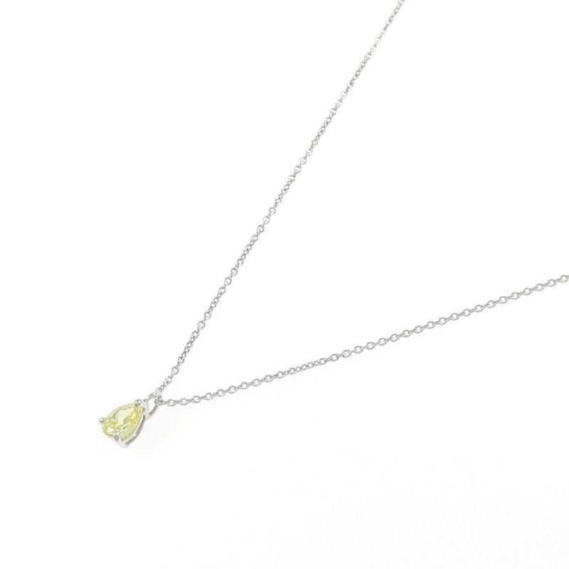 Dây chuyền kim cương PT900/PT850 0.328CT FIY SI1 cắt hình đặc biệt - Hàng hiệu Authentic 872410