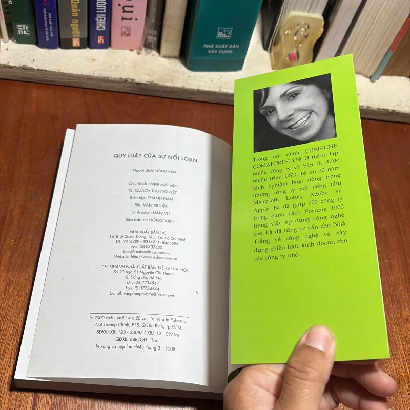 II Sách Kỹ Năng: Quy Luật Của Sự Nổi Loạn - CHRISTINE COMAFORD, LYNCH - 2008 927331