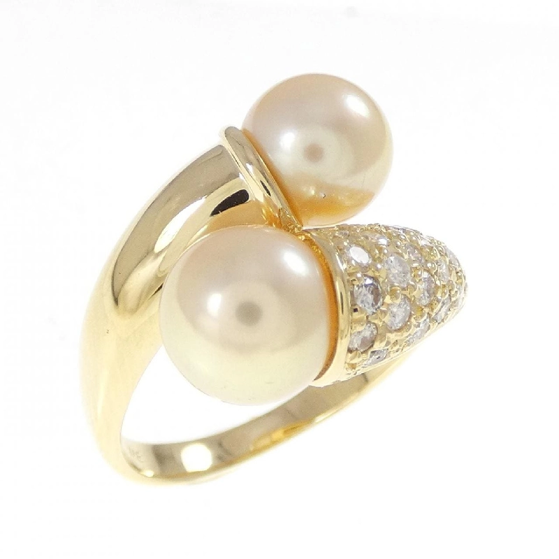 Nhẫn ngọc trai Akoya K18YG - Hàng hiệu Authentic 854578