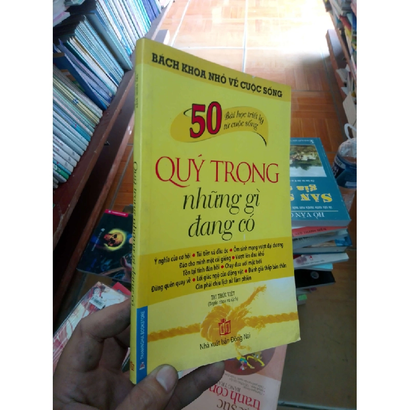Quý trọng những gì đnag có - Tri Thức Việt 2011 VAVO-AK18 969478