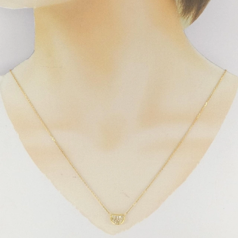 K18YG Dây chuyền kim cương 0.15CT - Hàng hiệu Authentic 859394