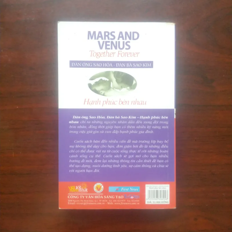 [Sách Tâm Lý] Đàn Ông Sao Hỏa Đàn Bà Sao Kim - Hạnh Phúc Bên Nhau (John Gray) 907814