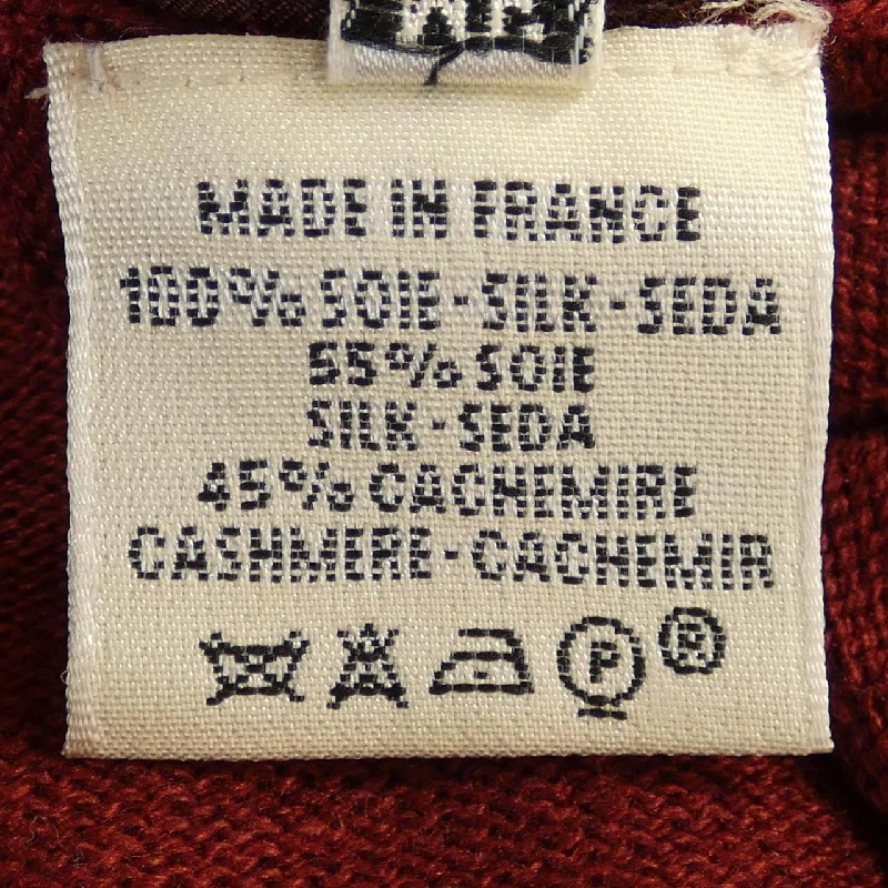 【Vintage】HERMES EX-LIBRIS Tulle Rêne. Áo khoác cardigan 633841