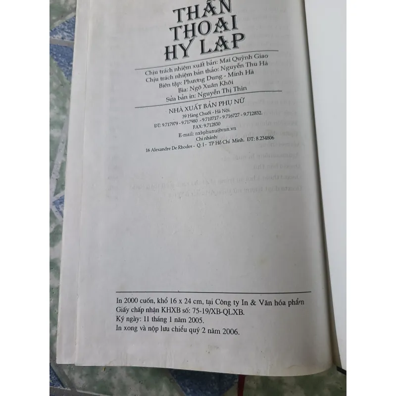 Thần thoại Hy Lạp - Nguyễn Văn Khỏa 776910